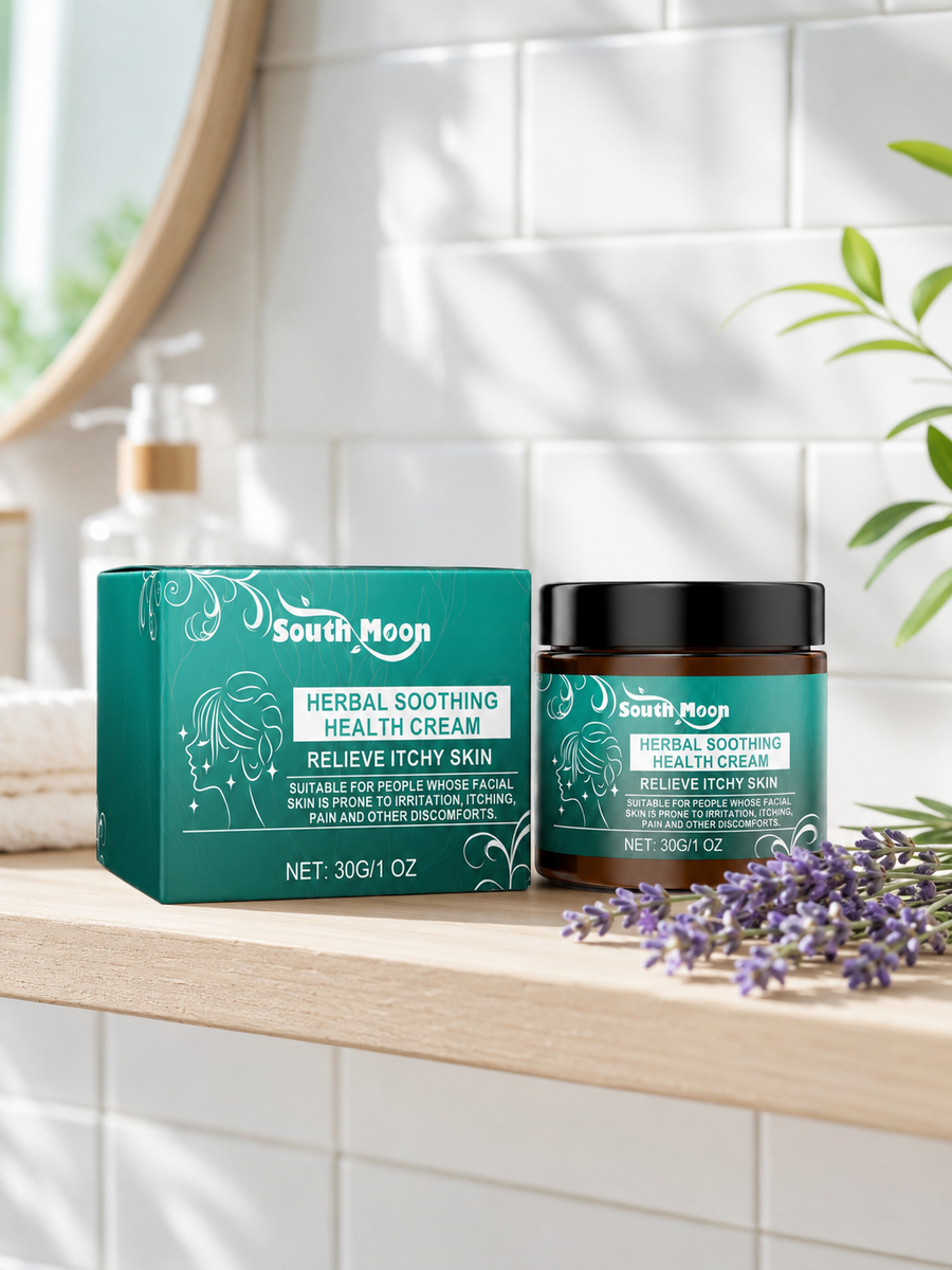 South Moon Herbal Face & Body Cream — Soothing Dry Skin Relief