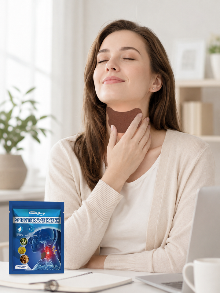 Herbal Throat Patch — Sore Throat Relief All Day