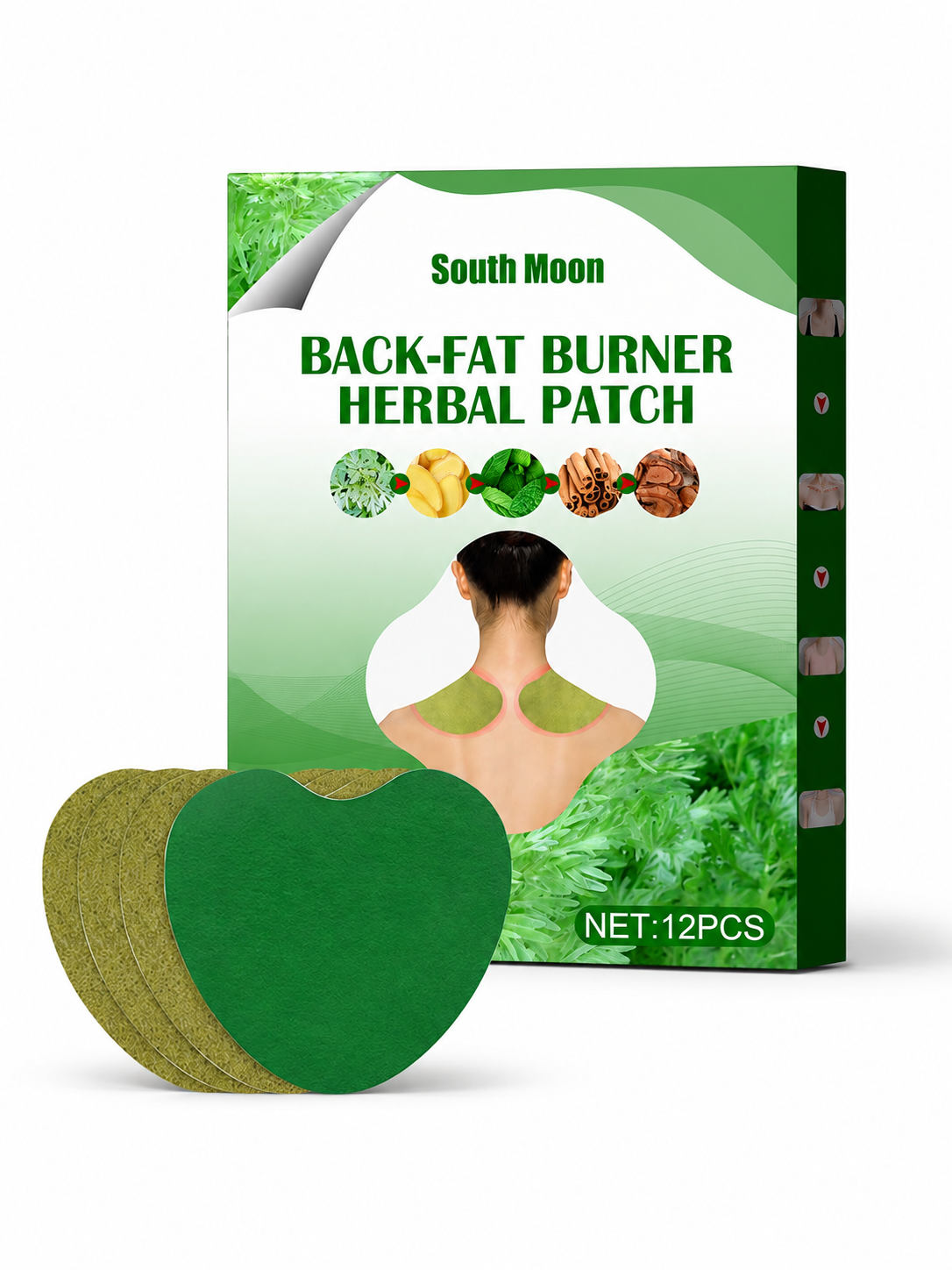 South Moon Herbal Shoulder Contouring Patch | 5-Day Cycle