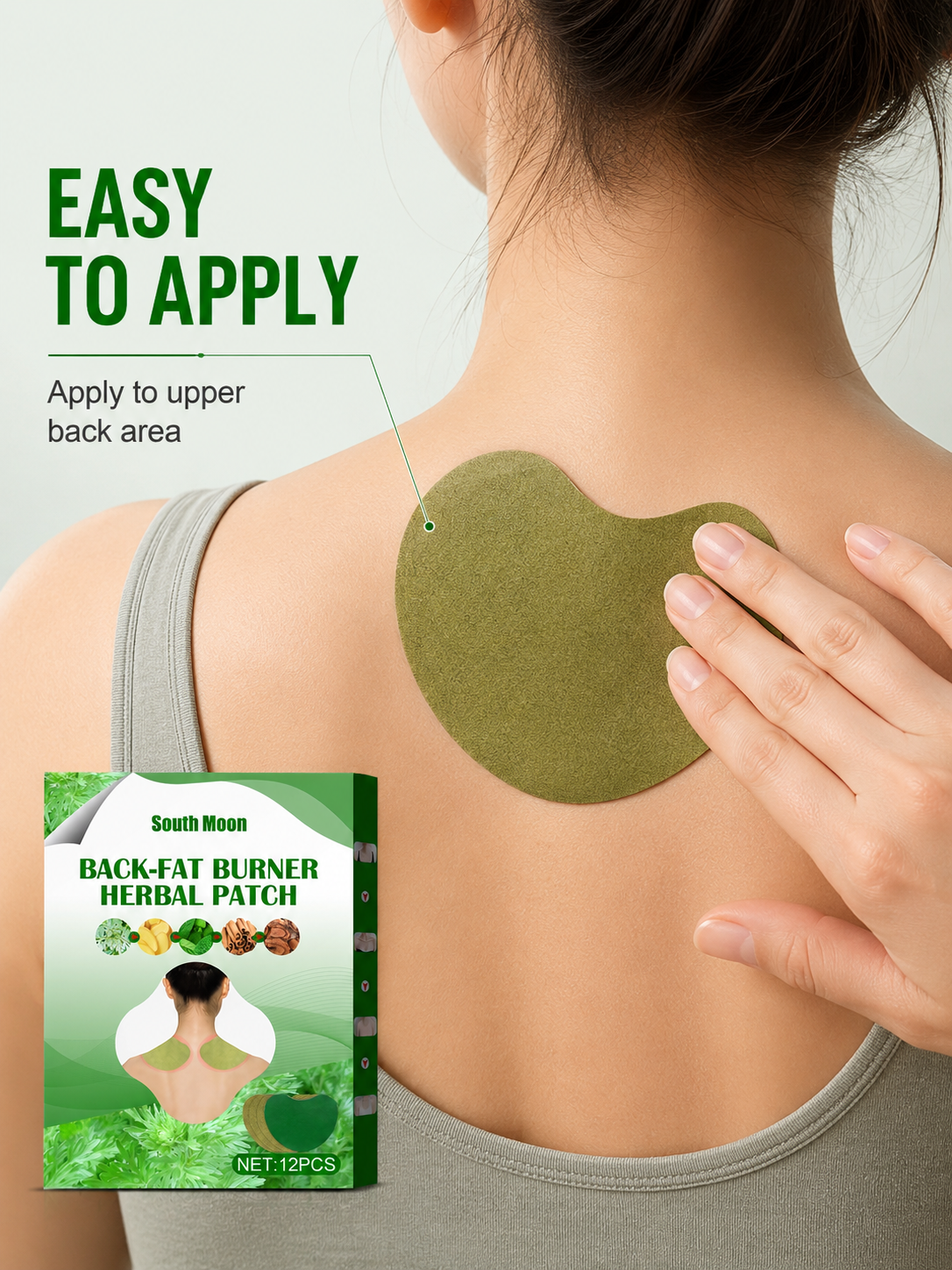 South Moon Herbal Shoulder Contouring Patch | 5-Day Cycle