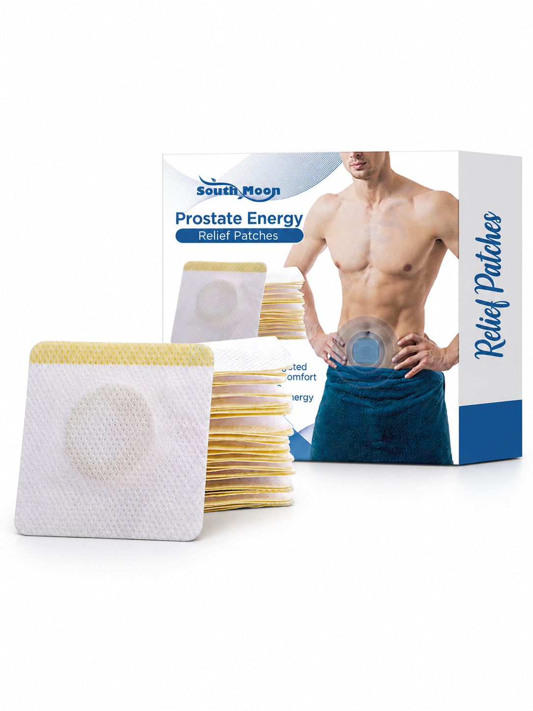 South Moon Prostate Relief Patch | Herbal Wellness for Men