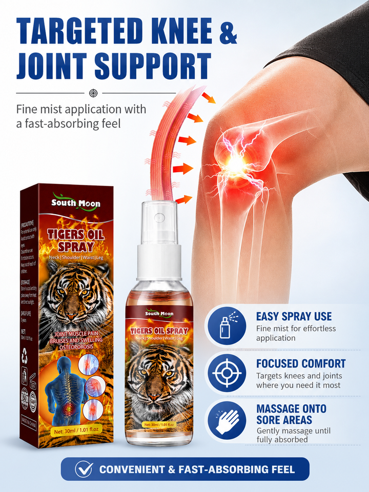 Tiger Oil Spray — Fast-Acting Joint & Muscle Pain Relief