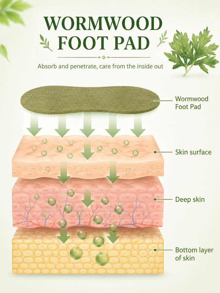 Wormwood Herbal Foot Detox Patches – 12 Pack | South Moon