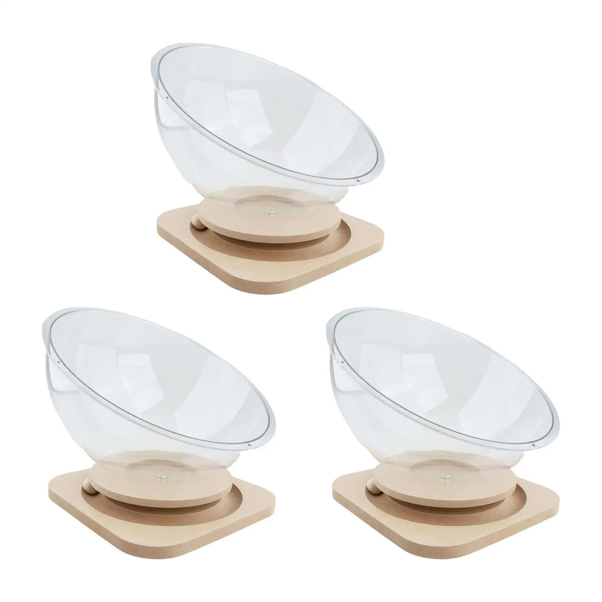 Acrylic Cat Bed Capsule Retreat for Elevated Cat Lounging