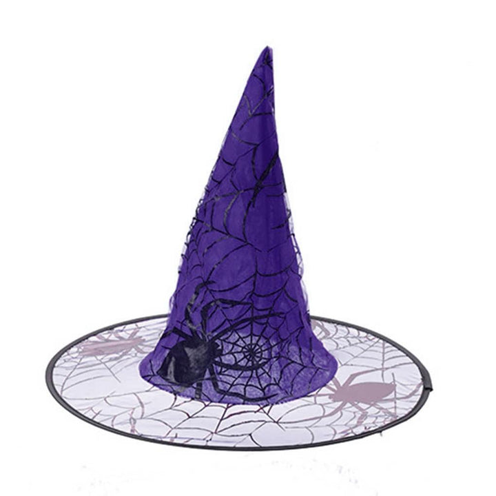 Spider Witch Hat for Colorful Halloween Party Costumes
