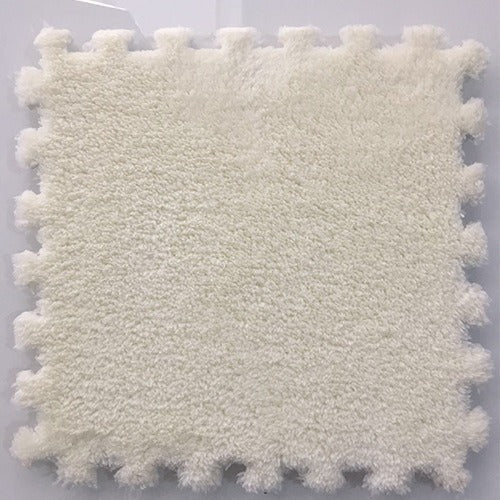 Interlocking Velvet Floor Mat Tiles for Softer Rooms