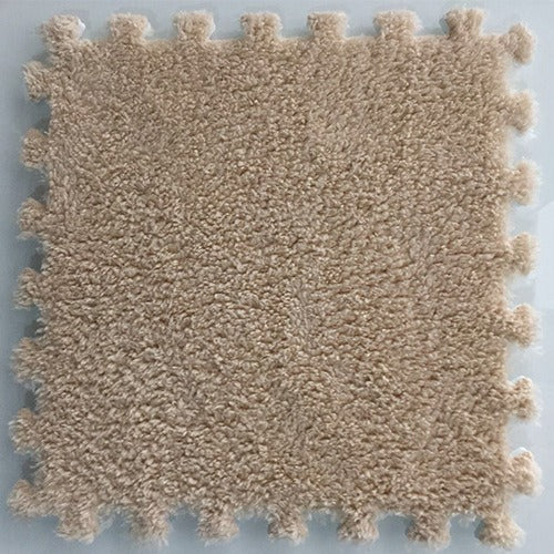 Interlocking Velvet Floor Mat Tiles for Softer Rooms