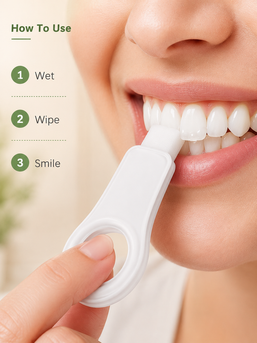Sponge Tooth Cleaner — Brighten Teeth in Minutes with Water