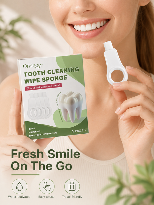 Sponge Tooth Cleaner — Brighten Teeth in Minutes with Water