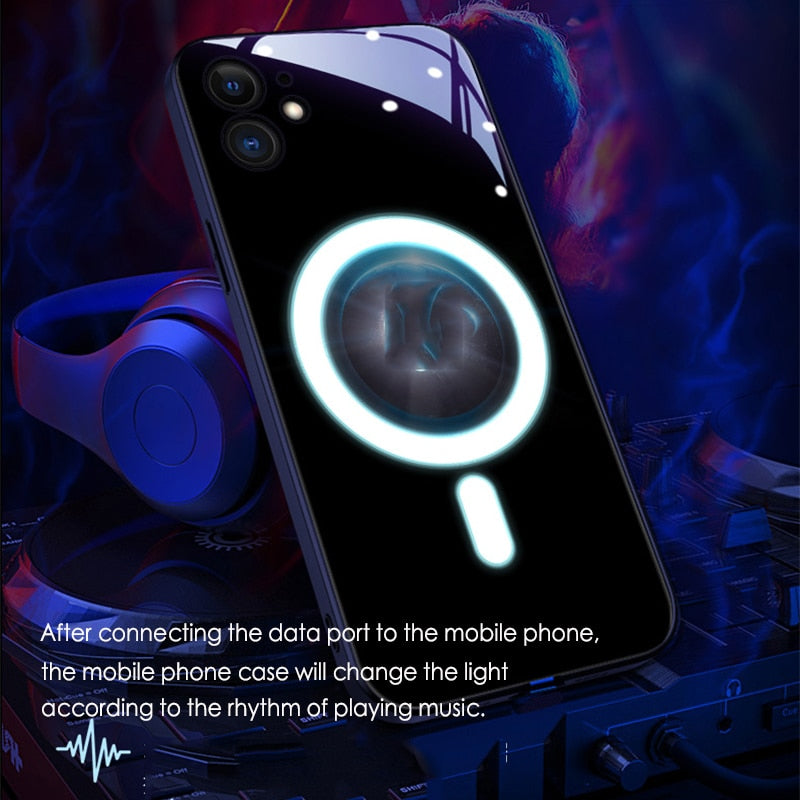 Light Up Phone Case for iPhone: Flashes on Calls & Music