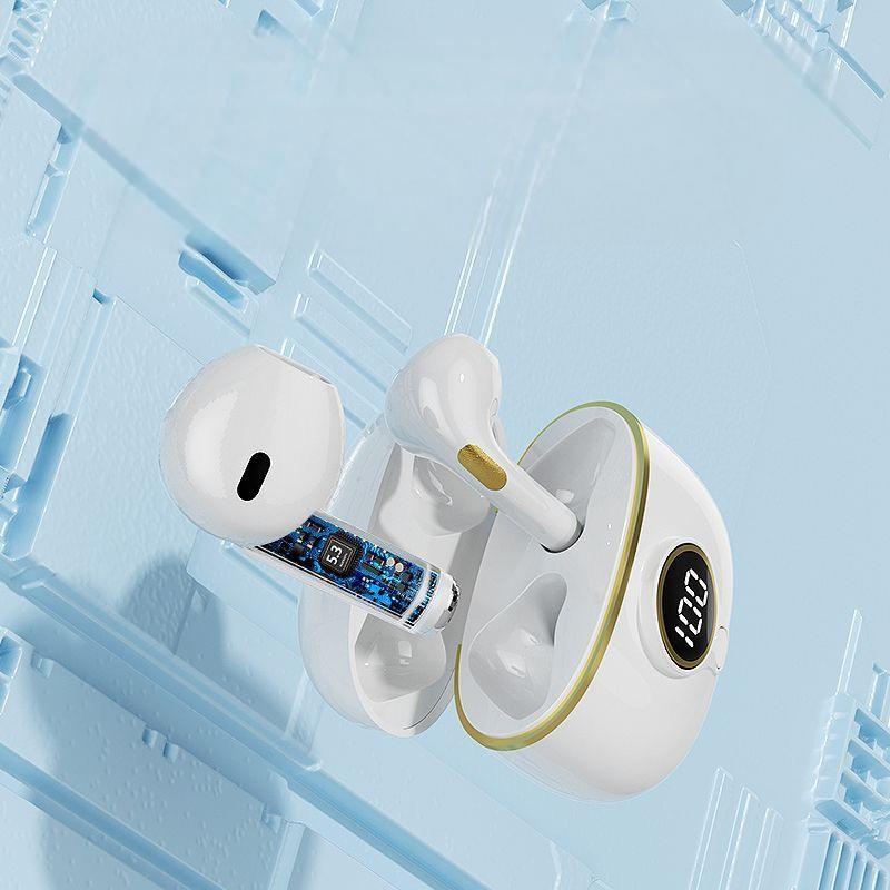 Sports Bluetooth Earbuds with LED Battery Display Case