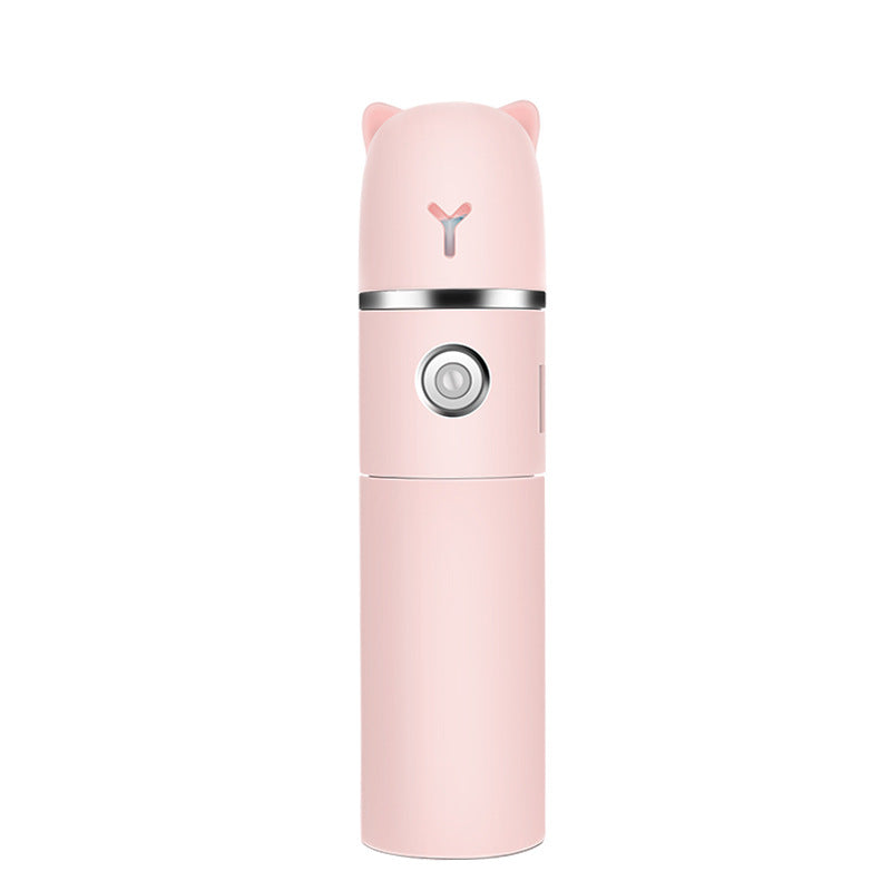 Handheld Facial Mist Fan: Hydrate and Cool on the Go