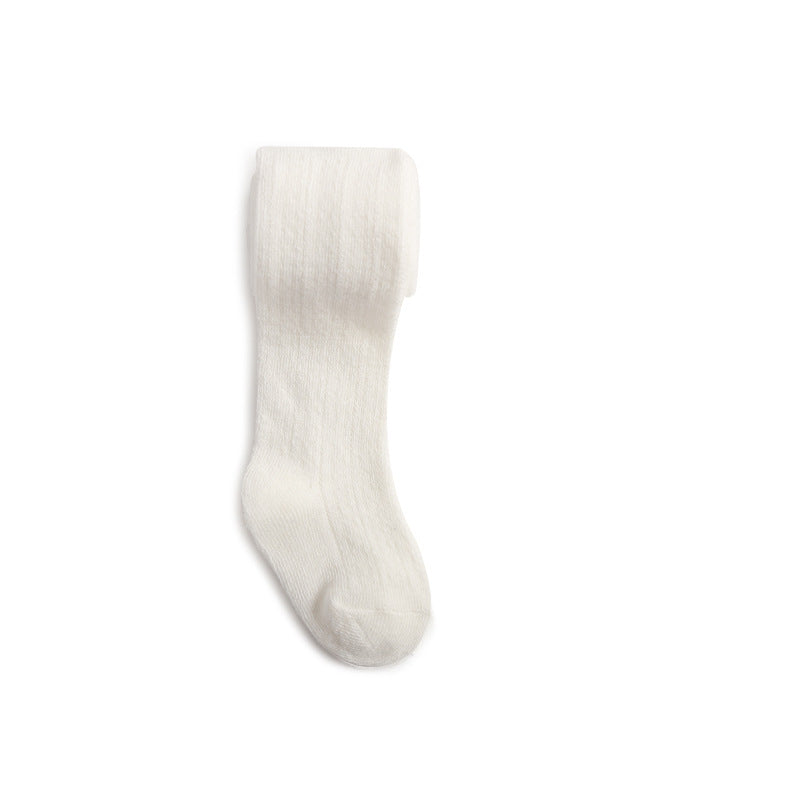 Baby Girl Mesh Leggings With Soft Cotton Sock Feet