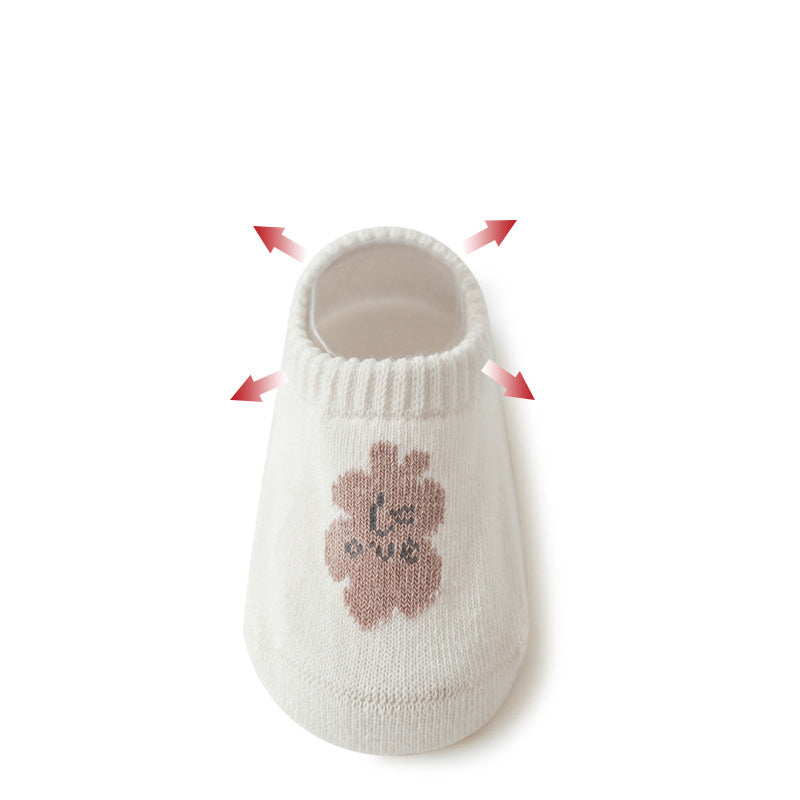 Baby Non-Slip Cotton Socks for Safe Indoor Playtime