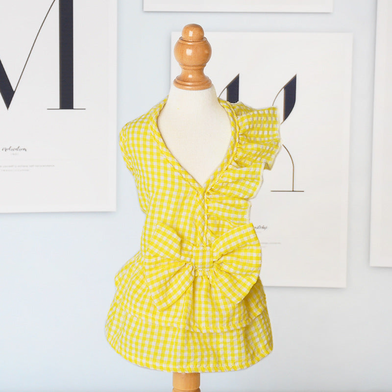 Small Dog Princess Dress | Breathable Summer Outfit