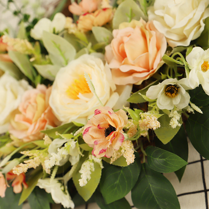 Spring Floral Wreath for Front Door and Wall Decor