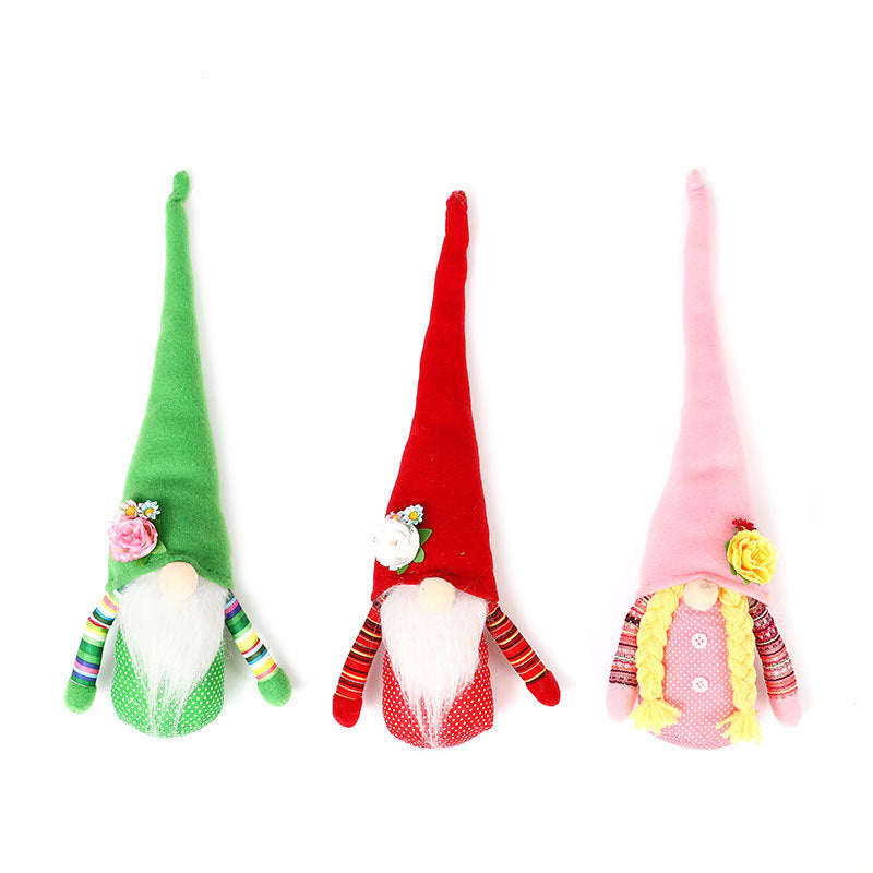 Spring Gnome Dolls Set of 3 Cheerful Seasonal Decor