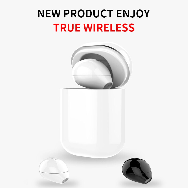 Hidden Single Bluetooth Earphone, 3.7g Mini With Case