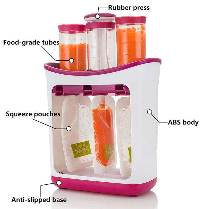 Baby Food Pouch Filler for Organized Homemade Portions