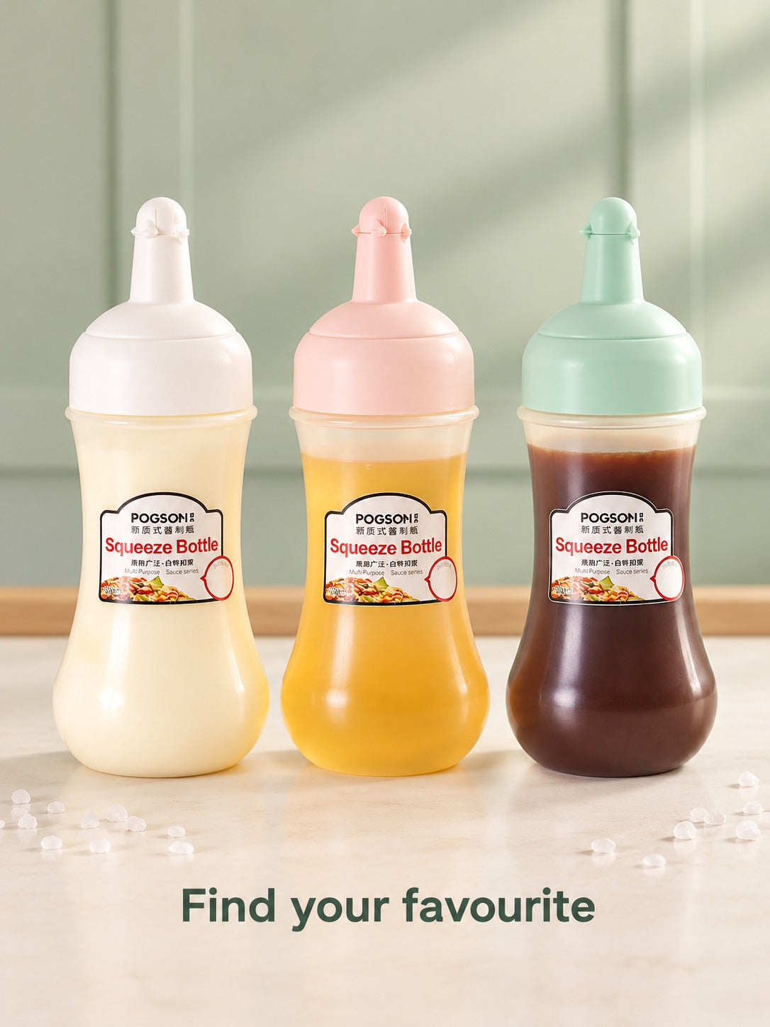 Squeeze Sauce Bottle with Scale for Precise Portions