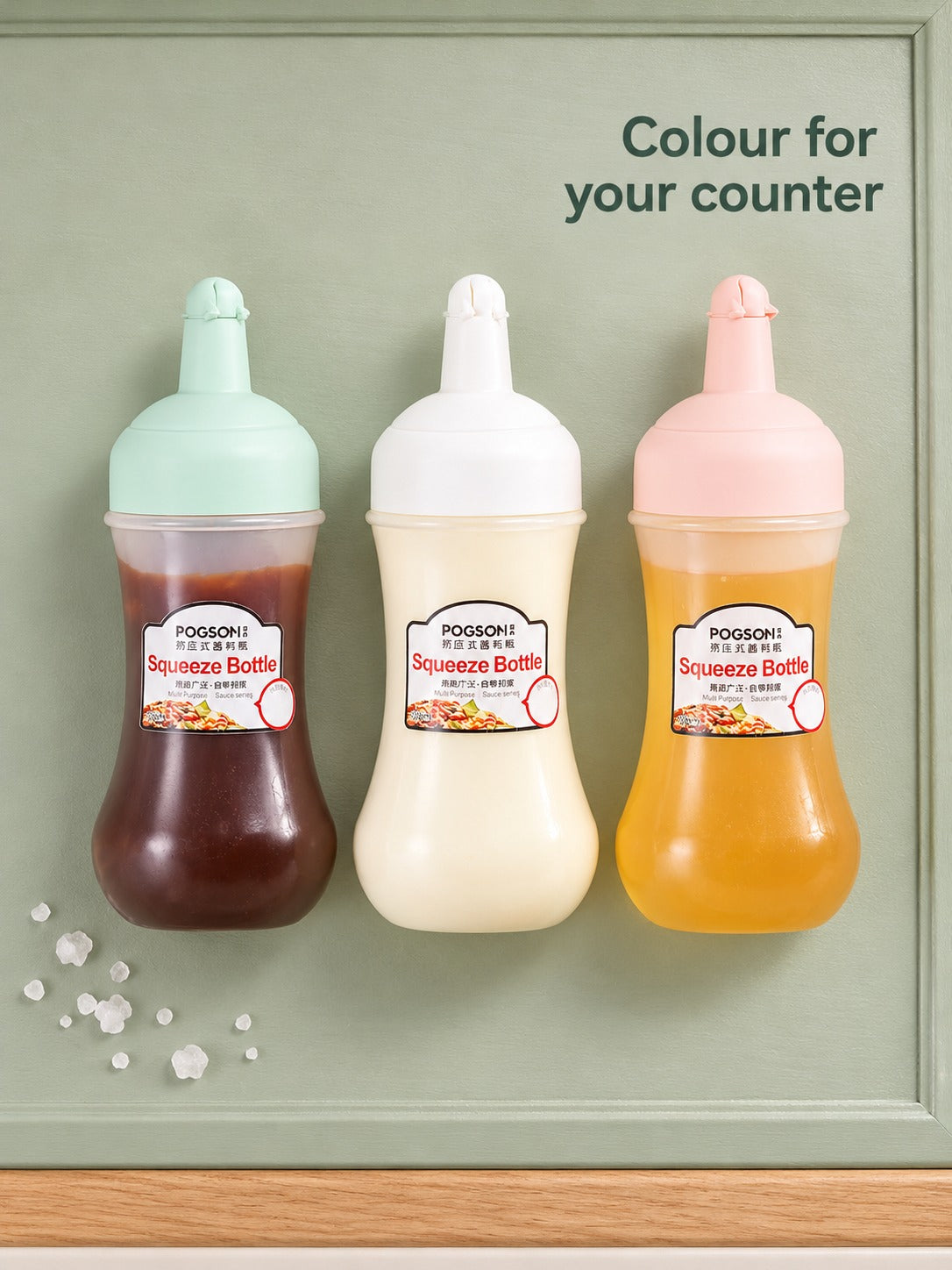 Squeeze Sauce Bottle with Scale for Precise Portions