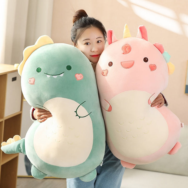 Jumbo Kawaii Animal Plush Pillow for Cozy Cuddles