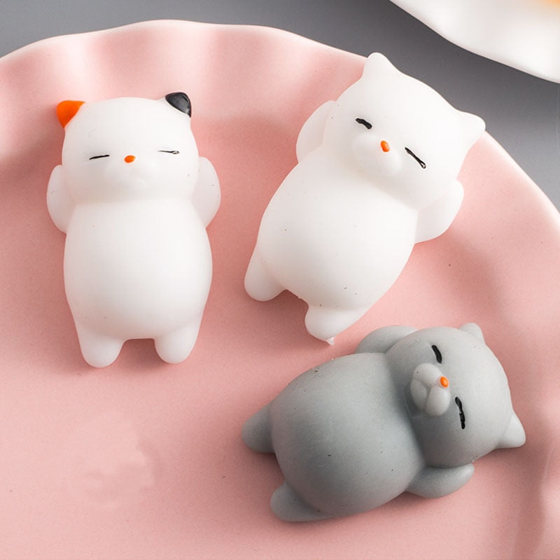Cat Squishy Stress Relief Toy for Calm Desk Fidgeting