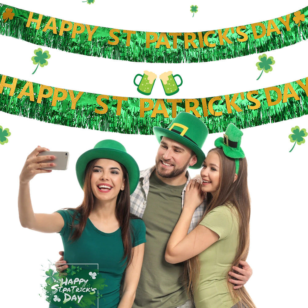 St. Patrick's Day Pull Banner for Festive Parties