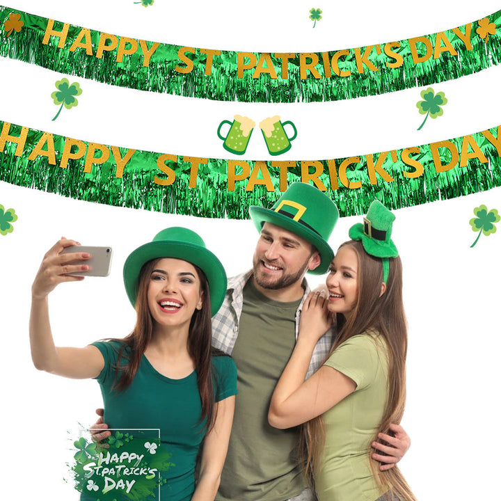 St. Patrick's Day Pull Banner for Festive Parties