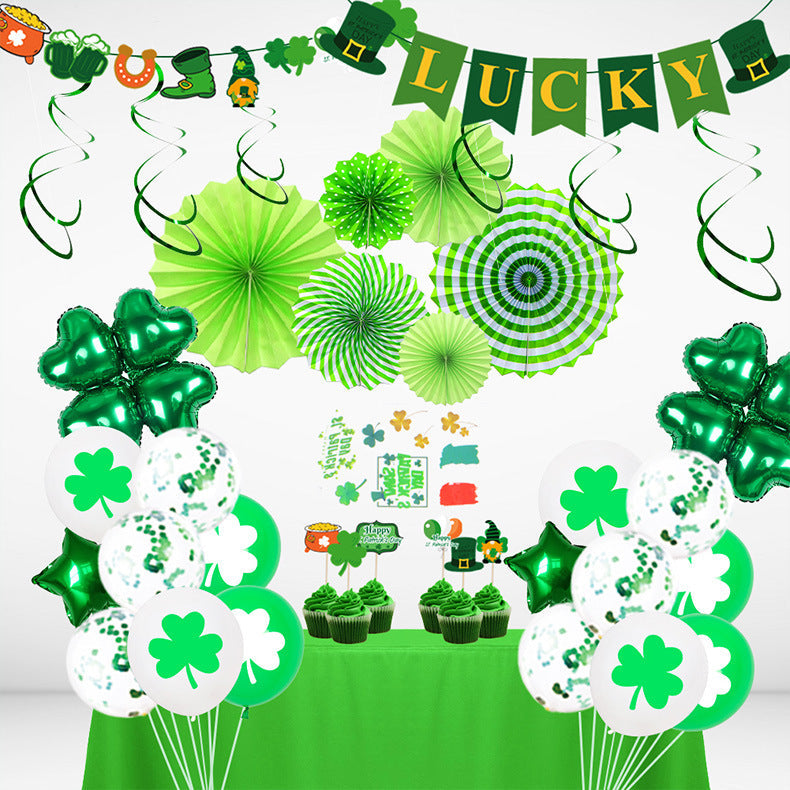 St. Patrick's Day Balloon Set for Party Backdrops