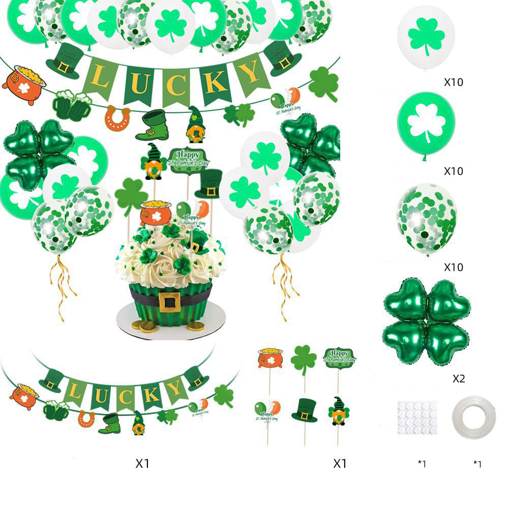 St. Patrick's Day Balloon Decor Set for Lucky Parties