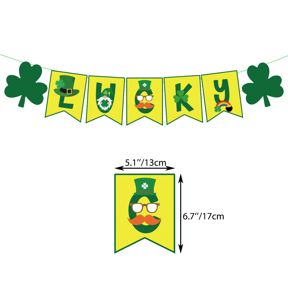 St. Patrick's Day Banner Party Decorations for Festive Fun
