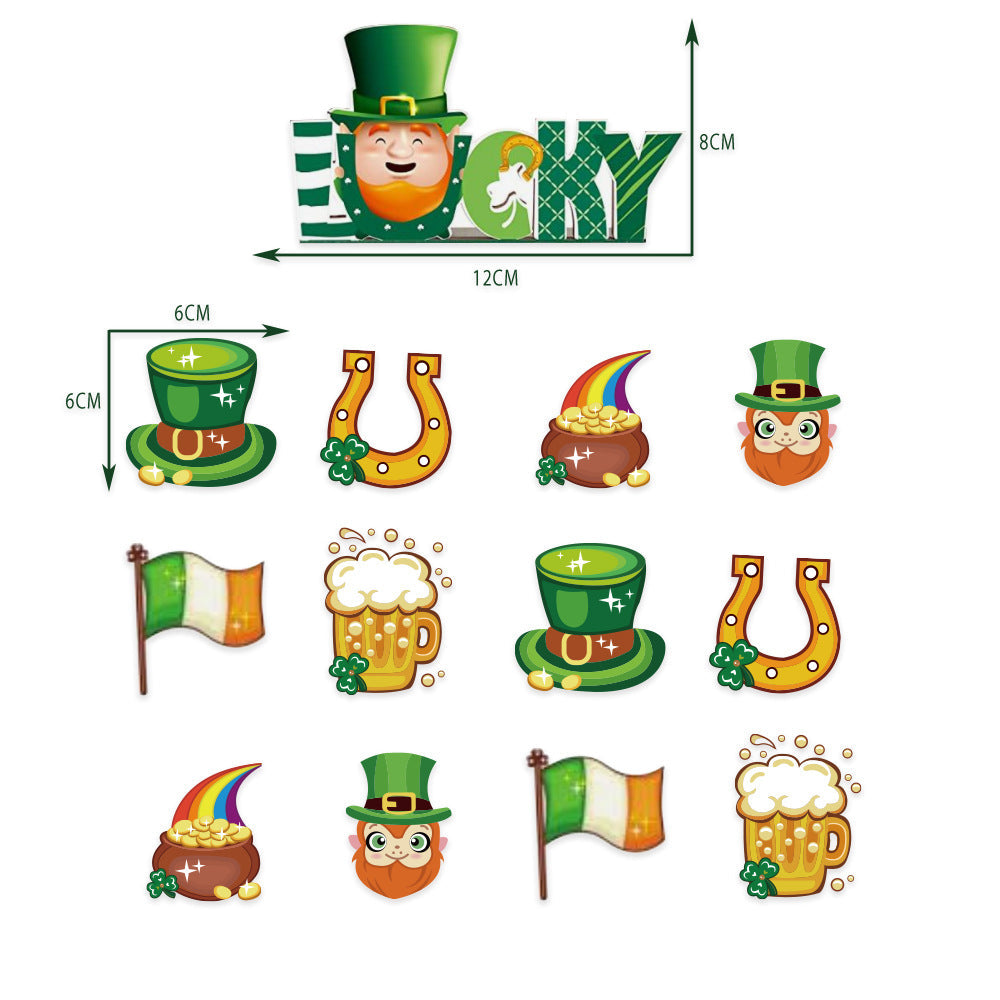 St. Patrick's Day Banner & Balloon Party Decor Set