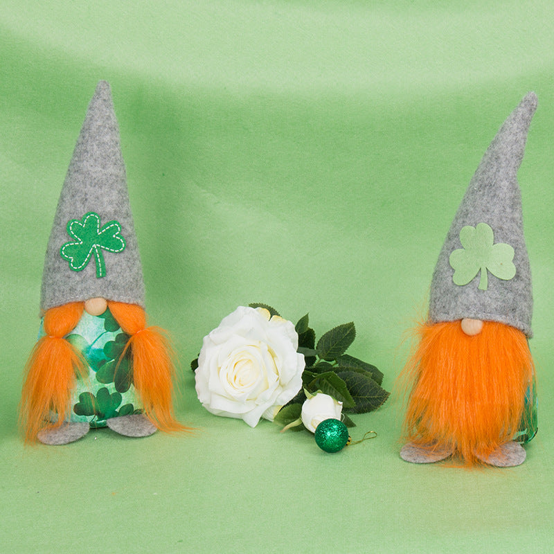St. Patrick’s Day Gnome Decor Centerpiece Display