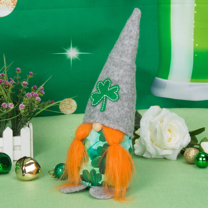 St. Patrick’s Day Gnome Decor Centerpiece Display