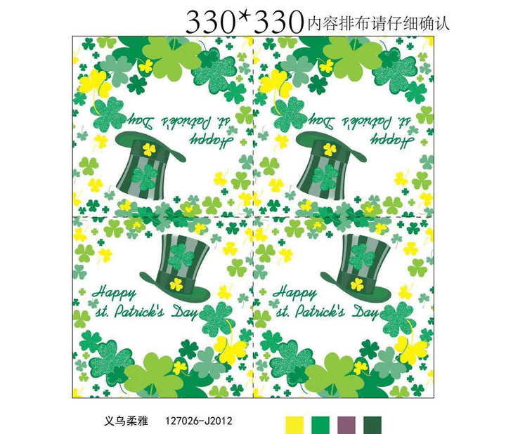 St. Patrick's Day Party Tableware Set for Easy Hosting