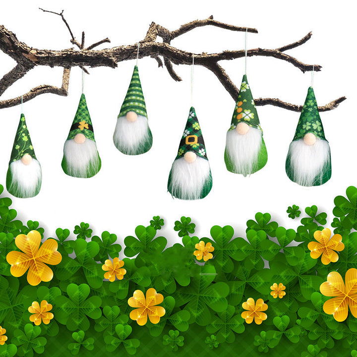 St. Patrick's Day Gnome Pendant Hanging Decorations