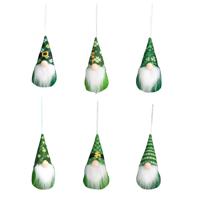 St. Patrick's Day Gnome Pendant Hanging Decorations