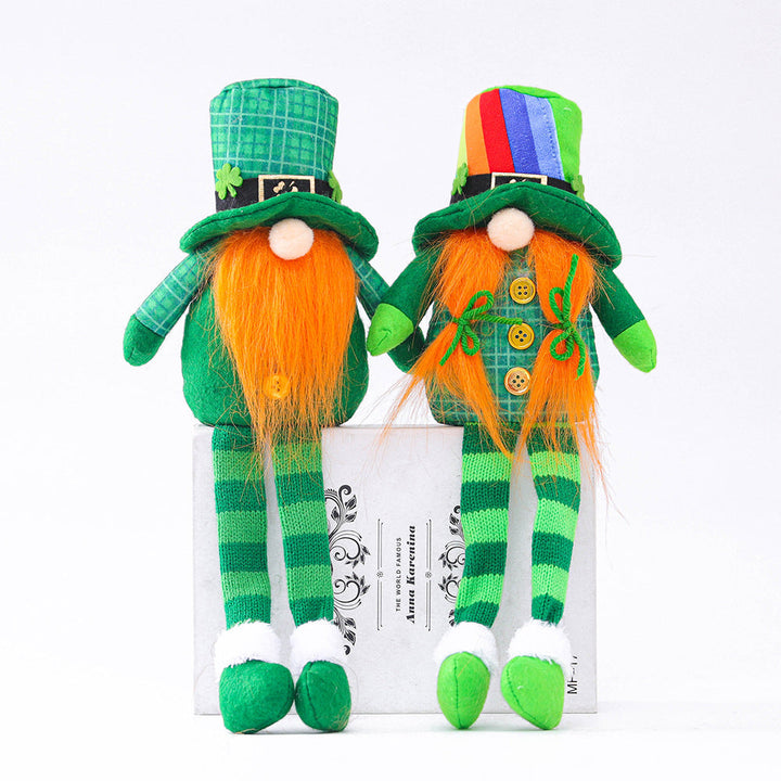 St. Patrick's Day Long-Leg Plush Dolls for Cheer