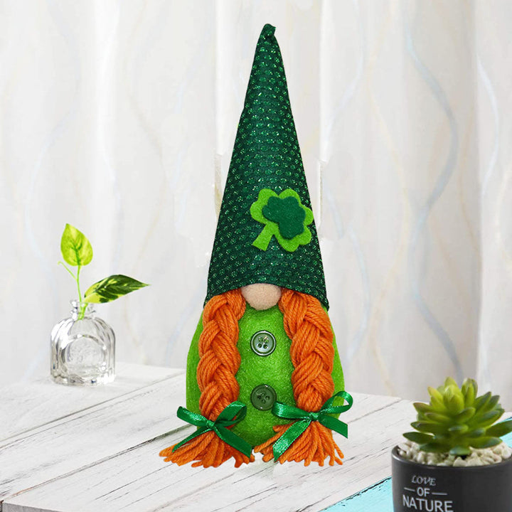 St. Patrick's Day Gnome Pair – Festive Tabletop Decor