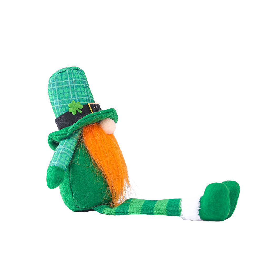 St. Patrick's Day Long-Leg Plush Dolls for Cheer