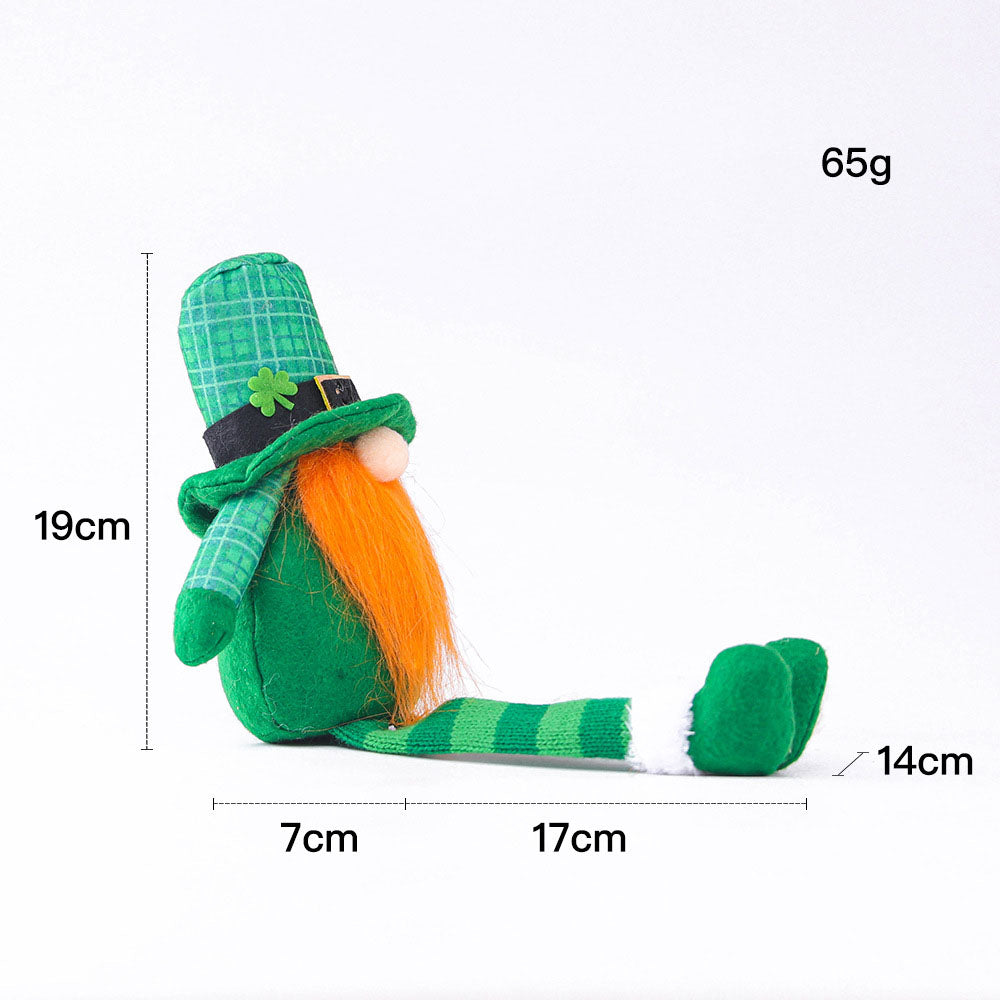 St. Patrick's Day Long-Leg Plush Dolls for Cheer