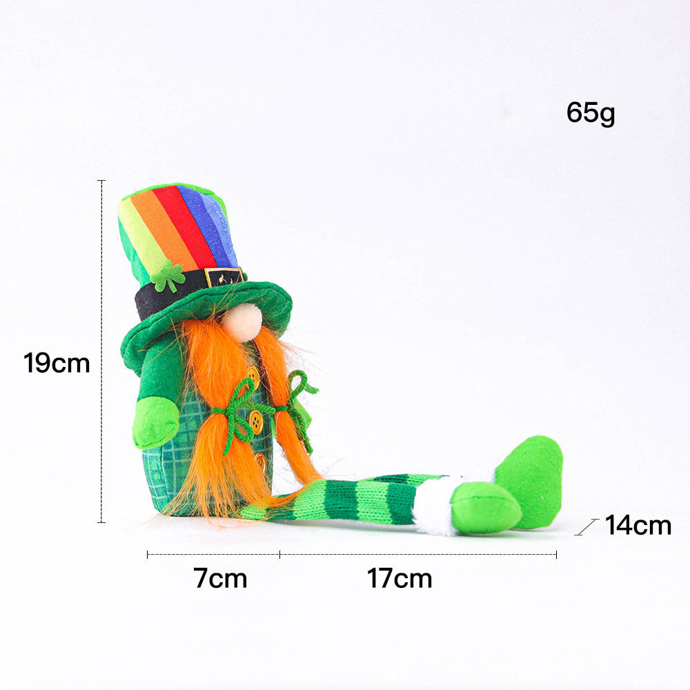 St. Patrick's Day Long-Leg Plush Dolls for Cheer