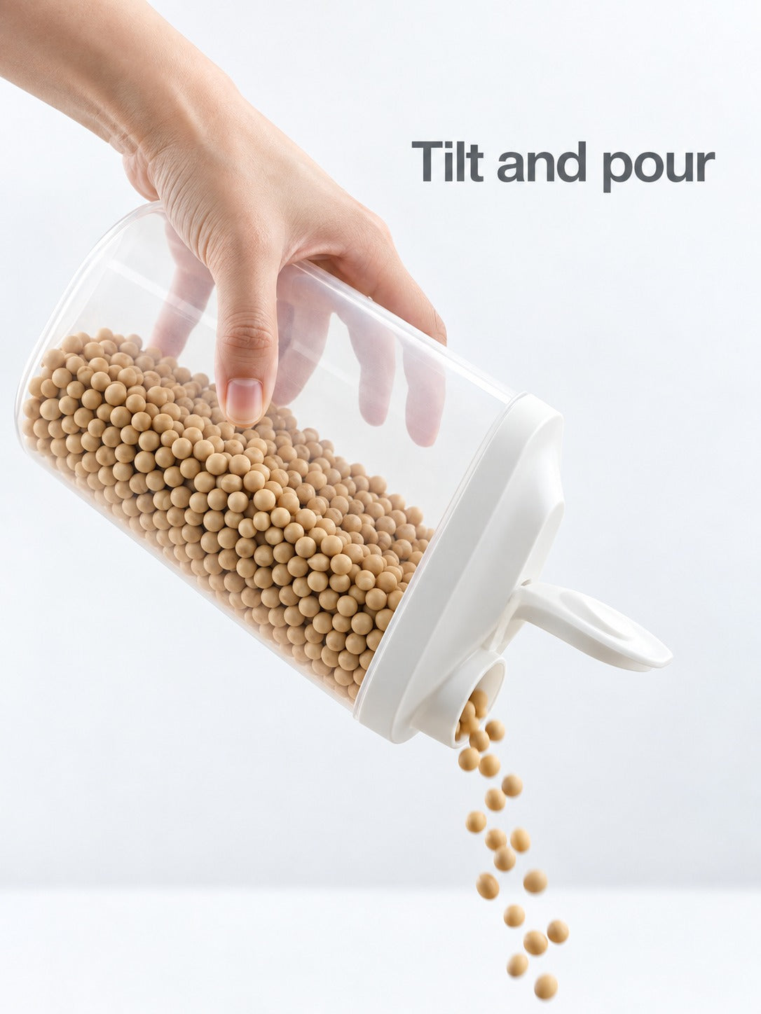Stackable Cereal Dispenser with Pour Spout, 2-Pack