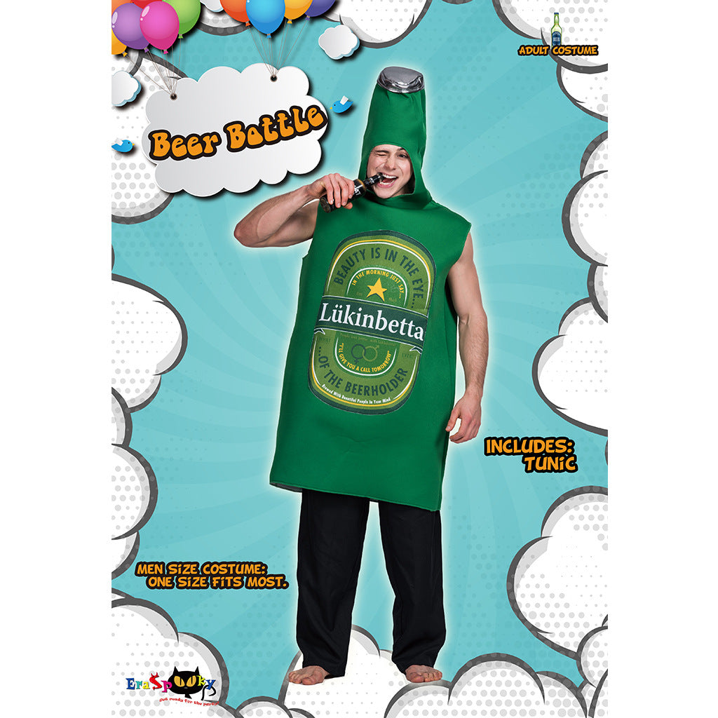 Beer Bottle Costume for Attention-Grabbing Party Fun