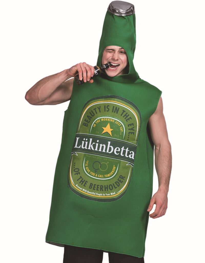 Beer Bottle Costume for Attention-Grabbing Party Fun