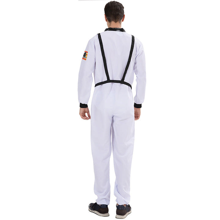 Adult Astronaut Costume Jumpsuit With Harness Belt