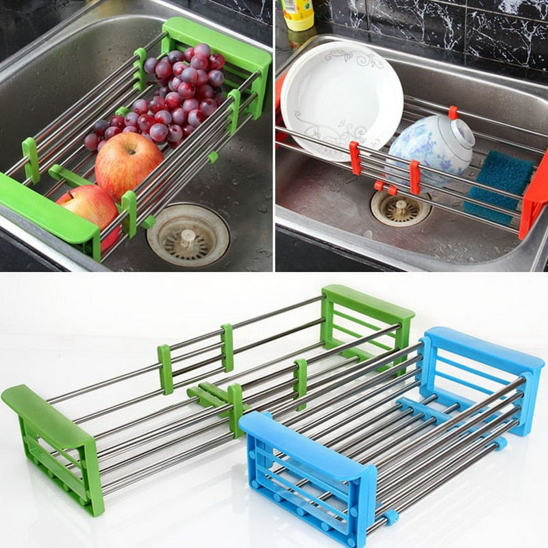 Adjustable Over Sink Drying Rack That Fits Your Sink