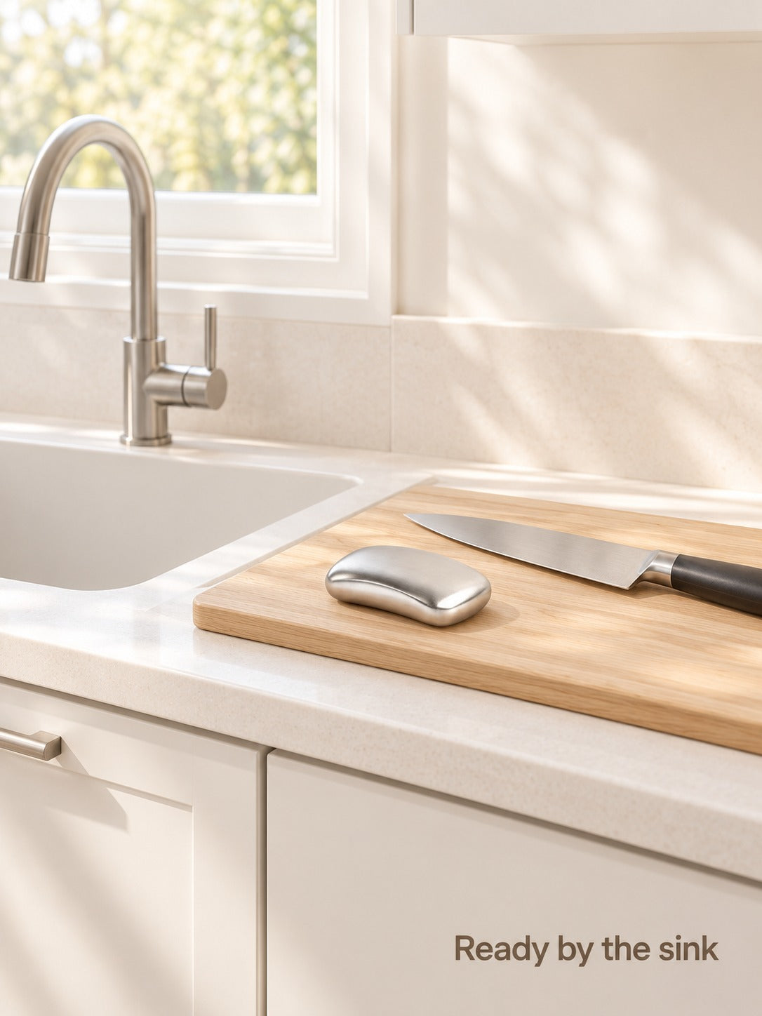 Stainless Steel Bar Soap That Removes Garlic and Fish Odor