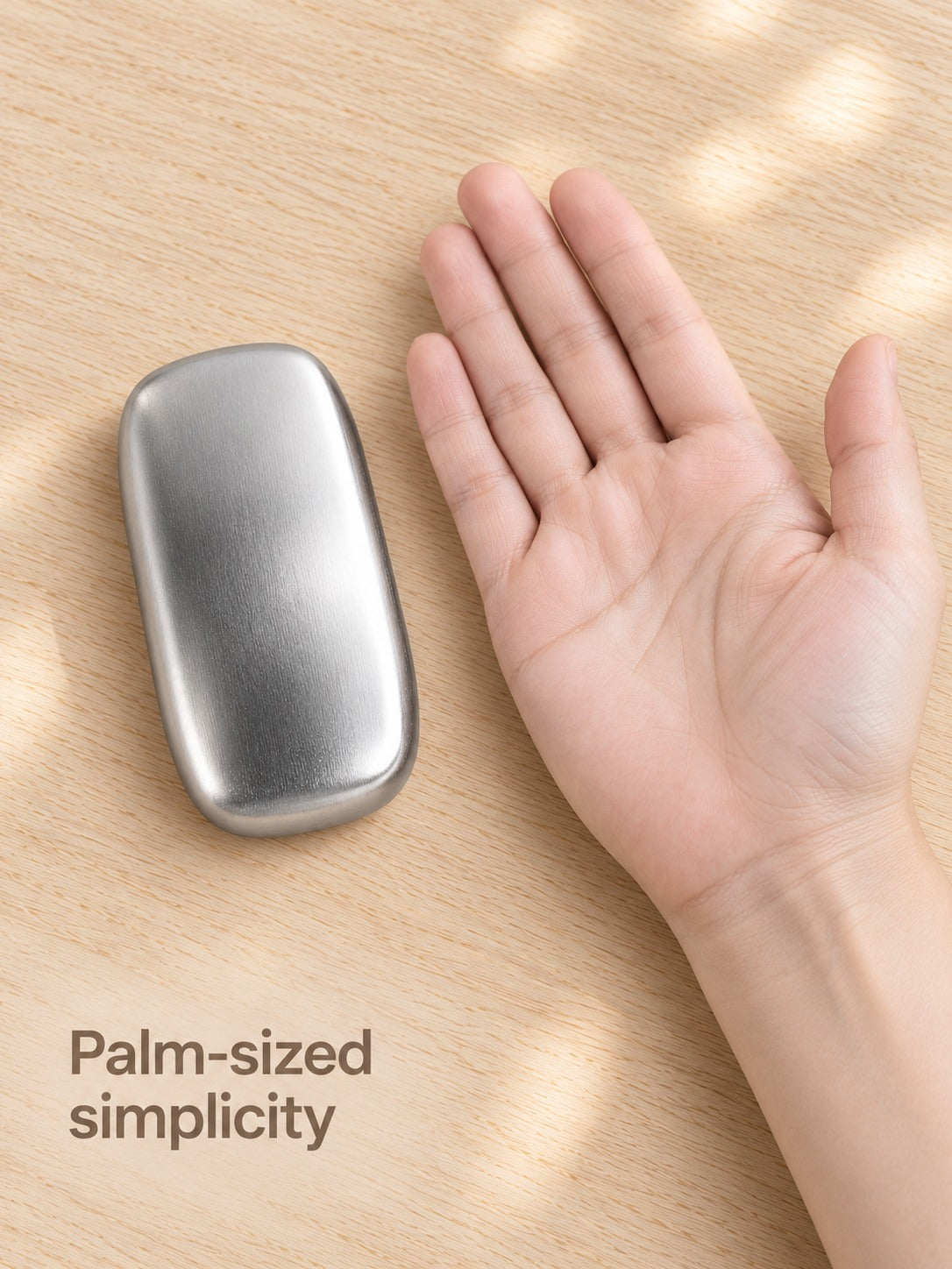 Stainless Steel Bar Soap That Removes Garlic and Fish Odor